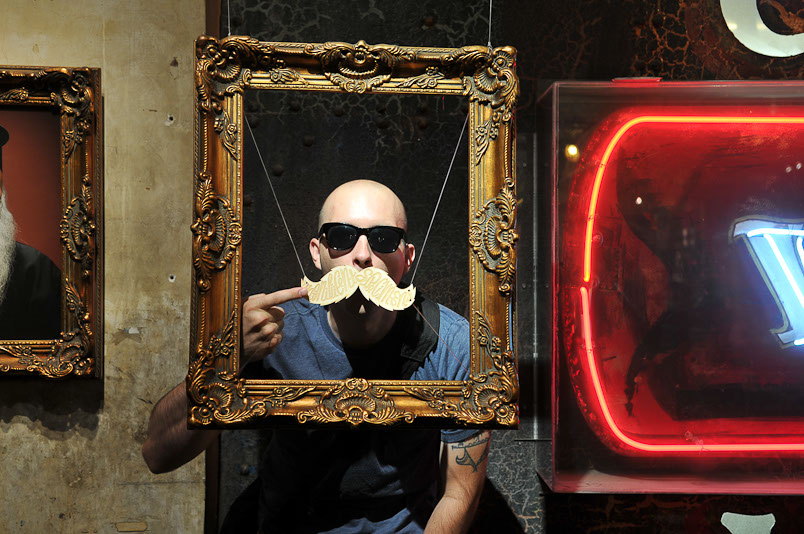 Jesse at the Dave Mead Exhibit in NYC